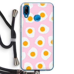 Dancing eggs: Huawei P20 Lite Transparant Hoesje met koord