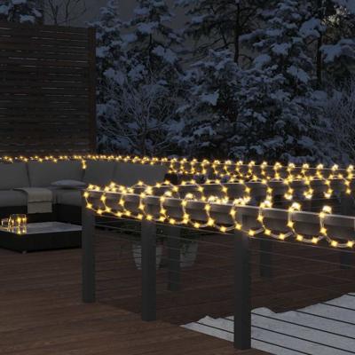 Lichtslinger met 480 LED's warmwit 20 m PVC