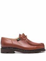 Paraboot mocassins en cuir à lacets - Marron