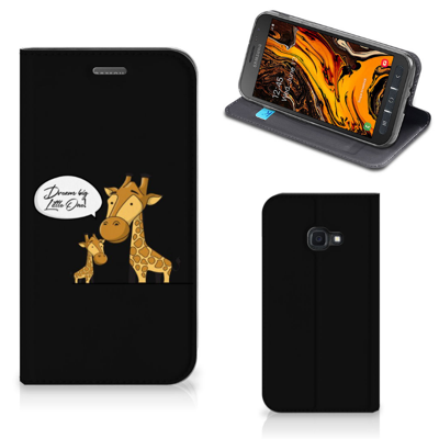 Samsung Galaxy Xcover 4s Magnet Case Giraffe