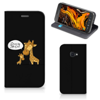 Samsung Galaxy Xcover 4s Magnet Case Giraffe