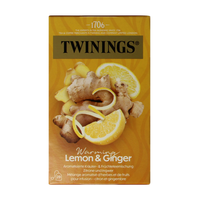 Citroen gember 20 Zakjes Citroen gember 20 Zakjes