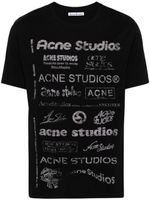 Acne Studios t-shirt à imprimé graphique - Noir - thumbnail