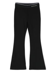 Calvin Klein Kids pantalon évasé - Noir