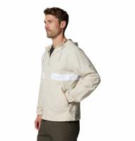Columbia Spire Valley™ Hooded Windbreaker Jas Heren Dark Stone, White L