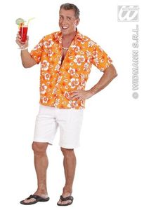 Hawaii shirt oranje