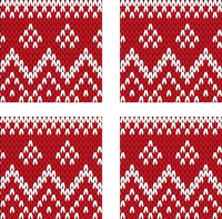 Kerst onderzetters Typisch kerstpatroon Kerst onderzetters Typisch kerstpatroon