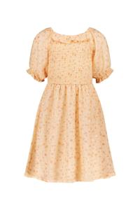 Like Flo Meisjes jurk smock chiffon bloemen - Bloemen