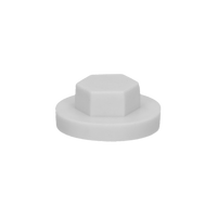 pgb-Europe PGB-FASTENERS | Afdekkap zeskant SW 3/8" (19mm) R9003 0AFD06N00001990035