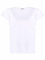 Magda Butrym t-shirt à épaules matelassées - Blanc