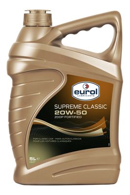 Motorolie Eurol Supreme Classic 20W50 5L E1002575L