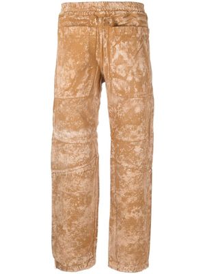 RANRA pantalon en tissu indéchirable Oss à effet délavé - Tons neutres