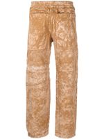 RANRA pantalon en tissu indéchirable Oss à effet délavé - Tons neutres RANRA pantalon en tissu indéchirable Oss à effet délavé - Tons neutres
