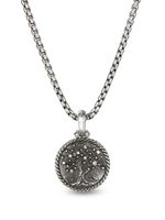 David Yurman pendentif Tree of Life en argent sterling serti de diamants - thumbnail