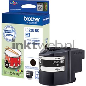 Brother LC-22UBK inktcartridge Origineel Zwart