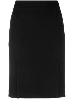 Christian Dior Pre-Owned jupe à taille haute (1990-2000) - Noir