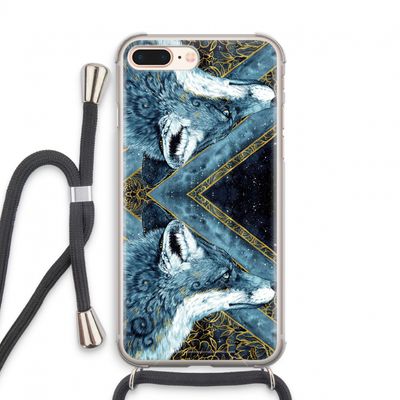 Golden Fox: iPhone 8 Plus Transparant Hoesje met koord