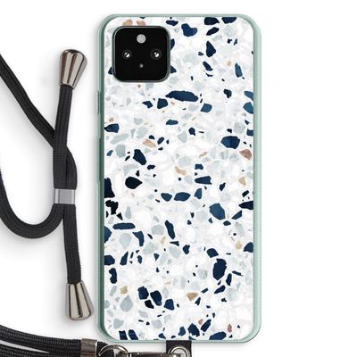 Terrazzo N°1: Pixel 5a 5G Transparant Hoesje met koord
