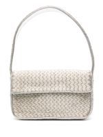 STAUD sac porté épaule Tommy orné de perles - Argent