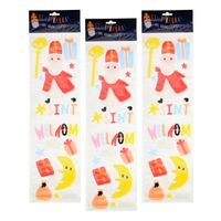 Sinterklaas raamstickers - 3x - 4 verschillende ontwerpen - voor kinderen Sinterklaas raamstickers - 3x - 4 verschillende ontwerpen - voor kinderen