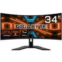 GIGABYTE G34WQC A computer monitor 86,4 cm (34") 3440 x 1440 Pixels UltraWide Quad HD LCD Zwart - thumbnail