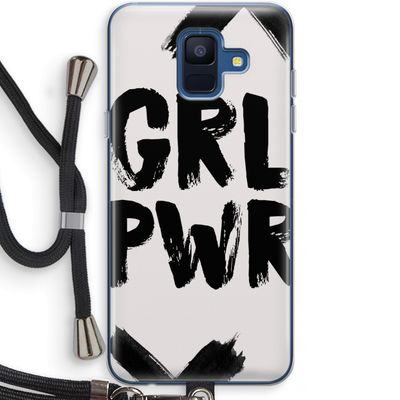 Girl Power #2: Samsung Galaxy A6 (2018) Transparant Hoesje met koord