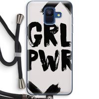 Girl Power #2: Samsung Galaxy A6 (2018) Transparant Hoesje met koord