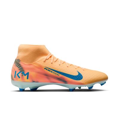 Nike Zoom Mercurial Superfly 10 Mbappé Academy Gras / Kunstgras Voetbalschoenen (MG) Lichtoranje Turquoise