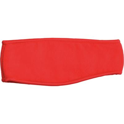 K-up winter hoofdband Sport - oorwarmer - rood - fleece - volwassenen