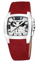 Horlogeband Lotus 15321-8 Leder Rood 22mm