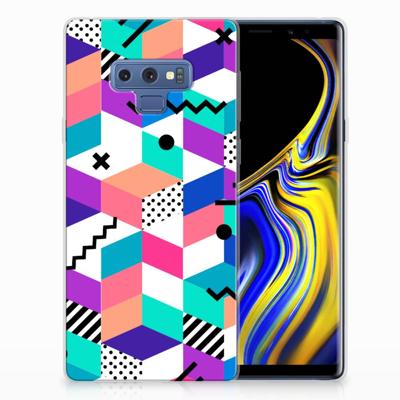 Samsung Galaxy Note 9 | TPU Hoesje | Blokken Kleurrijk