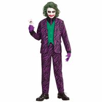 Paars Classy Joker Jongen Kostuum - thumbnail