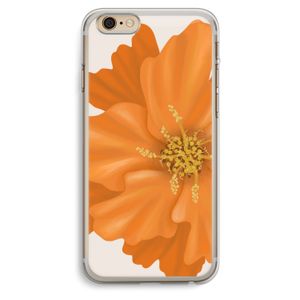 Orange Ellila flower: iPhone 6 Plus / 6S Plus Transparant Hoesje