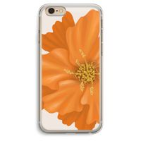 Orange Ellila flower: iPhone 6 Plus / 6S Plus Transparant Hoesje
