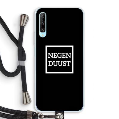 Negenduust black: Huawei P Smart Pro Transparant Hoesje met koord