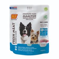 Biofood vleesvoeding Lam hondenvoer 7x90gr