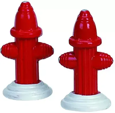 Lemax metal fire hydrant s/2 kerstdorp accessoire 2022