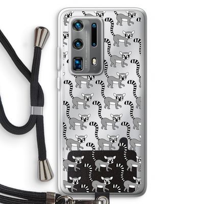Makis: Huawei P40 Pro Plus Transparant Hoesje met koord