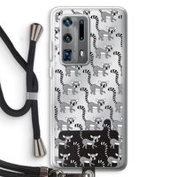Makis: Huawei P40 Pro Plus Transparant Hoesje met koord