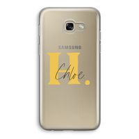 Amber Script: Samsung Galaxy A5 (2017) Transparant Hoesje
