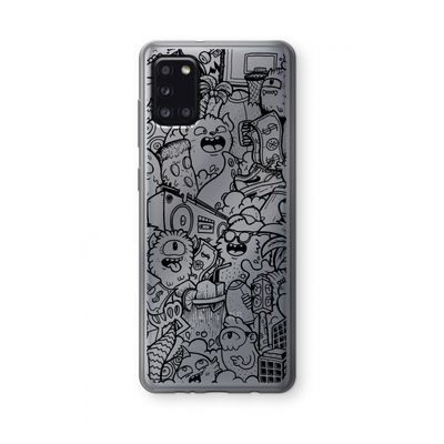 Vexx Black City : Samsung Galaxy A31 Transparant Hoesje