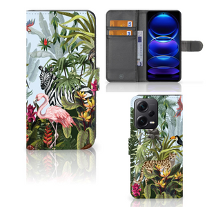 Telefoonhoesje met Pasjes voor Xiaomi Poco X5 Pro | Note 12 Pro 5G Jungle