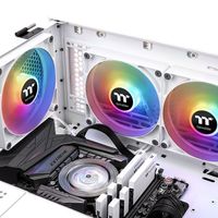 Thermaltake CL-F154-PL14SW-A PC-ventilator Wit, Transparant, RGB (b x h x d) 140 x 140 x 25 mm - thumbnail