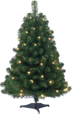Own Tree tafelmodel kunstkerstboom met batterijverlichting groen 90cm