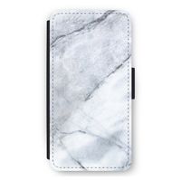 Witte marmer: iPhone 11 Flip Hoesje