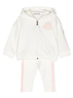 Moncler Enfant survêtement à patch logo - Blanc - thumbnail