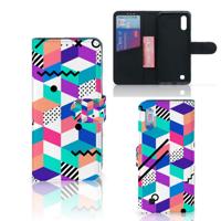 Samsung Galaxy M10 | Book Case | Blokken Kleurrijk