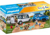 PLAYMOBIL Family Fun - Caravan met auto constructiespeelgoed 71423