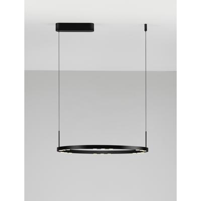 Lyora Strakke hanglampLunette zwart Ø 660cm - 9030925