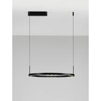 Lyora Strakke hanglampLunette zwart Ø 660cm - 9030925